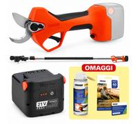 PROMO Stocker Kit Forbice Magma + Manico + Batteria 2,6 Ah 21V