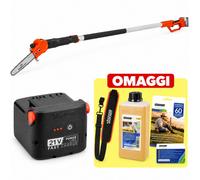 PROMO Stocker Kit Motosega telescopica + Batteria 4 Ah 21V