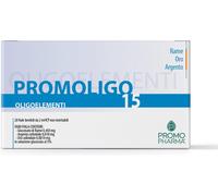 Promoligo 15 - Rame/Oro/Argento - Integratore Alimentare, Oligoelementi Essenzia