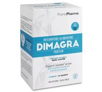 Promopharma Dimagra Protein Integratore Alimentare Gusto Cacao 10 Bustine