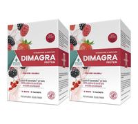 PromoPharma® Dimagra® Protein Red fruit 2x220 g Polvere per soluzione