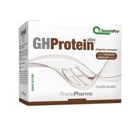 PromoPharma GH Protein Plus Integratore di Proteine Gusto Cioccolato, 20 Buste