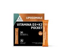 PromoPharma Vitamina D3 + K2 Pocket 30 Stick da 1g - Ossa e Difese Immunitarie