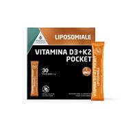 PromoPharma Vitamina D3 + K2 Pocket Liposomiale Integratore 30 stick