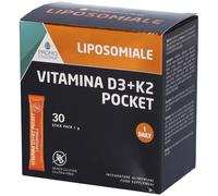 PromoPharma Vitamina D3 + K2 Pocket Liposomiale Stick Orali 4x30 g