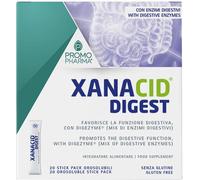 Xanacid® Digest - Trattamento Naturale per Dispepsia e Digestione Lenta - 20 Stickpack Orosolubili