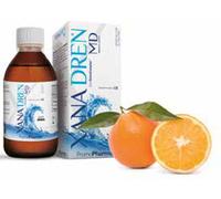 Xanadren MD - Integratore Alimentare, Dispositivo Medico - Betulla, pilosella, equiseto, ortica - Per drenare liquidi in eccesso e favorire i naturali processi di diuresi - Gusto arancia, 300 ml