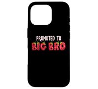 Promosso a Big Bro Strawberry First Birthday Family Party Custodia per iPhone 16 Pro