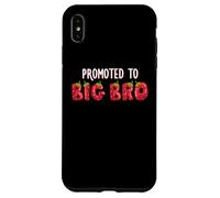 Promosso a Big Bro Strawberry First Birthday Family Party Custodia per iPhone XS Max