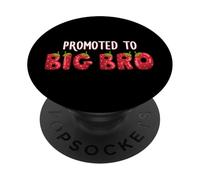 Promosso a Big Bro Strawberry First Birthday Family Party PopSockets PopGrip Adesivo