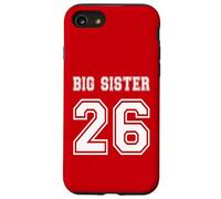 Promosso a Big Sister 2026 Baby Shower Gender Reveal Kids Custodia per iPhone SE (2020) / 7/8
