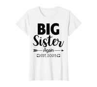 Promosso a Big Sister Again 2025 Regali di annuncio del bambino Maglietta