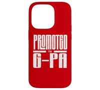 Promosso a G-Pa New Dad Annuncio per Baby Reveal Custodia per iPhone 14 Pro