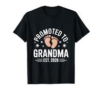 Promosso a Grandma Est 2025 Annuncio del bambino dei nonni Maglietta