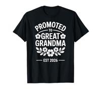Promosso a Great Grandma Est 2026, Annuncio di famiglia divertente Maglietta