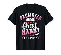 Promosso a Great Nanny EST 2027 Presto per Essere Mamma Maglietta