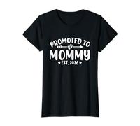 Promosso a Mommy 2026 Presto per Essere Mamma Baby Reveal a New Mom Maglietta