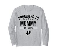 Promosso a Mommy EST 2026 La Nuova Mamma sarà 2026 Future Mother Maglia a Manica