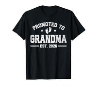 Promosso a nonna est. Annuncio del bambino dei nonni 2026 Maglietta