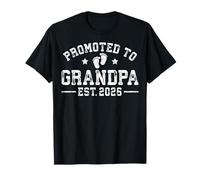 Promosso a Nonno EST. Annuncio del Bambino dei Nonni 2026 Maglietta