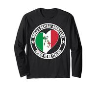 Promosso A Nonno Italiano Nonno World's Okayest Nonno Maglia a Manica