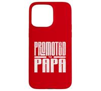 Promosso a Papa New Dad Annuncio per Baby Reveal Custodia per iPhone 15 Pro Max