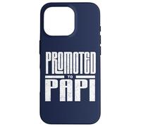 Promosso a Papi New Dad Annuncio per Baby Reveal Custodia per iPhone 16 Pro