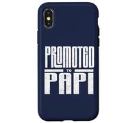 Promosso a Papi New Dad Annuncio per Baby Reveal Custodia per iPhone X/XS