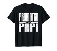 Promosso a Papi New Dad Annuncio per Baby Reveal Maglietta