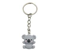 Promotech Portachiavi Koala - Grazioso ciondolo koala in plastica robusta - Portachiavi animale per bambini e adulti - Idea regalo per gli appassionati di koala
