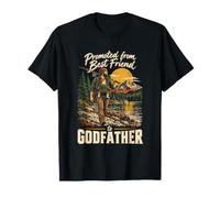 Promoted from Best Friend To Godfather Battesimo Zio Padrino Maglietta