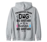 Promoted from Dog Big Brother Human Brother EST 2026 Big Bro Felpa con Cappuccio