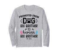 Promoted from Dog Big Brother Human Brother EST 2026 Big Bro Maglia a Manica