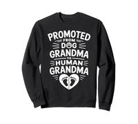 Promoted from Dog Grandma to Human Grandma Saying Felpa