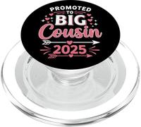 Promoted to Big Cousin 2025 Cute Family Reveal PopSockets PopGrip per MagSafe