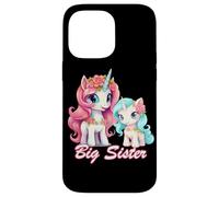 Promoted to Big Sister Girls Cute Unicorn Older Sister Custodia per iPhone 14 Pro Max
