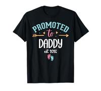 Promoted to Daddy 2026 Dad EST 2026 First Time Father to Be Maglietta