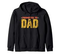 Promoted To Daddy Maglietta New Dad Baby First Time Daddy Felpa con Cappuccio