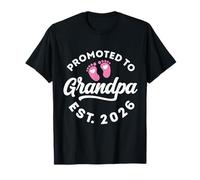 Promoted to Grandpa 2026 Soon to Be Grandfather New Grandpa Maglietta