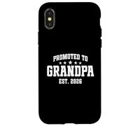Promoted to Grandpa Est. 2026 Grandparent Baby Announcement Custodia per iPhone X/XS