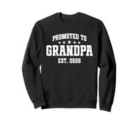 Promoted to Grandpa EST. 2026 Grandparent Baby Announcement Felpa