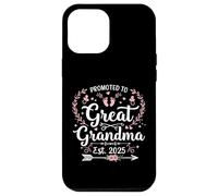 Promoted to Great Grandma Est. 2025 Pregnancy Reveal Custodia per iPhone 12 Pro Max