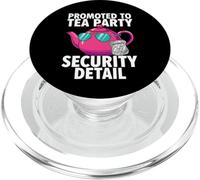 Promoted To Tea Party Security Detail Funny Dad PopSockets PopGrip per MagSafe