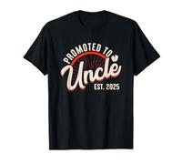 Promoted to Uncle Est 2025 New Funny 1st Time Uncle 2025 Maglietta