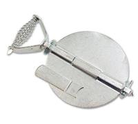 Promotion & Beyond Serrandola Morsetto in Zinco Argento Ø 12 cm