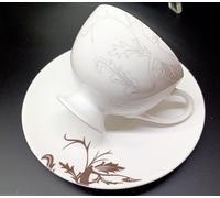 Promozione: 6 Tazzine Caffè con Piattini Anja Araffa fine Porcellana FadeMaison