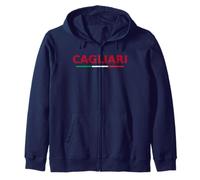 Promozione Cagliari Sardegna Italia Felpa con Cappuccio