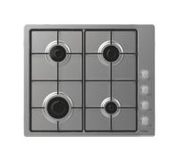 Candy Idea CHW6LX Acciaio inox Da incasso 60 cm Gas 4 Fornello(i)