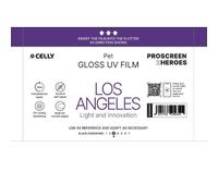 PROMOZIONE Celly 20 PZ PROFILM UV GLOSSY LOS ANGELES Cod. PROFILMPRO20UV Smartph