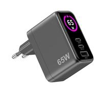 Celly Caricabatteria con display - TCSCREEN2C1A65W